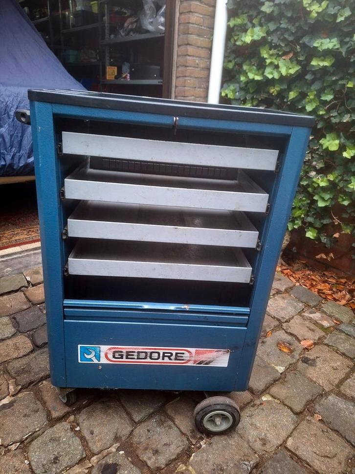 Gereedschapwagen Gedore, Doe-het-zelf en Bouw, Gereedschapskisten, Gebruikt, Ophalen