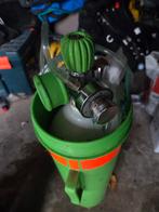 Bouteille O2, détendeur, 2 masques + pocket mask fournis., Sports nautiques & Bateaux, Plongée, Enlèvement