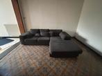 comfortabele zetel met chaise longue ( moet weg), Ophalen, Gebruikt, Stof, Comfortabel