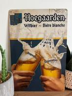 Metalen reclamebord Hoegaarden, Ophalen of Verzenden, Nieuw, Reclamebord, Plaat of Schild