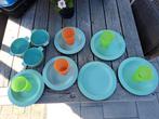 3 delig servies voor picknick of camping., Ophalen of Verzenden, Zo goed als nieuw