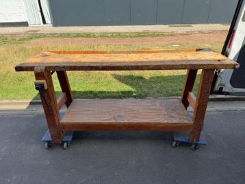 Établi, table de travail, table, Enlèvement, Utilisé, 170 cm ou plus, Étau