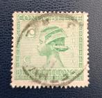 Timbre OBP 107 du Congo belge, tamponné, Timbres & Monnaies, Enlèvement ou Envoi, Affranchi, Oblitéré
