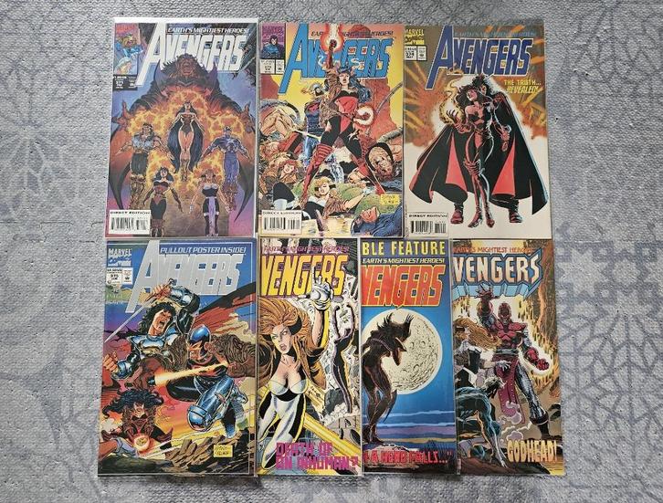 the Avengers (vol.1) #371, 373-376 & 379-380 (1994), Livres, BD | Comics, Utilisé, Série complète ou Série, Enlèvement ou Envoi