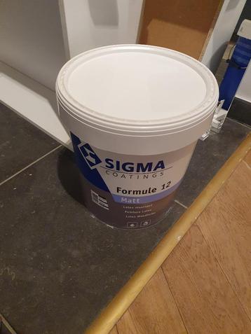 Pot de peinture Sigma Latex mat formule 12, 10L beschikbaar voor biedingen