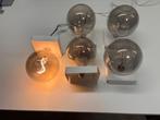 LED sierlampen, 5 stuks, E27 fitting, Ophalen of Verzenden, Gebruikt, Glas, Led