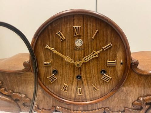 Klok van uurwerkmaker Zimmer van Lier met muziek, Antiek en Kunst, Antiek | Klokken, Ophalen
