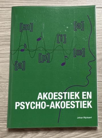 Handboek 'Akoestiek en psycho-akoestiek'