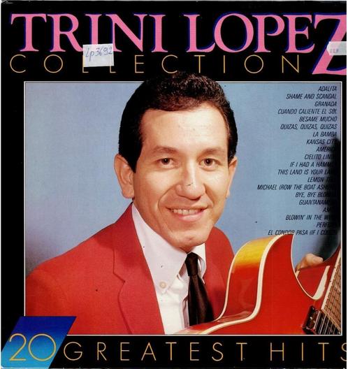 Vinyl, LP   -   Trini Lopez – Trini Lopez Collection: 20 Gre, CD & DVD, Vinyles | Autres Vinyles, Autres formats, Enlèvement ou Envoi