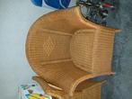 1 stoel riet, Huis en Inrichting, Stoelen, Ophalen, Gebruikt, Bruin, Riet of Rotan