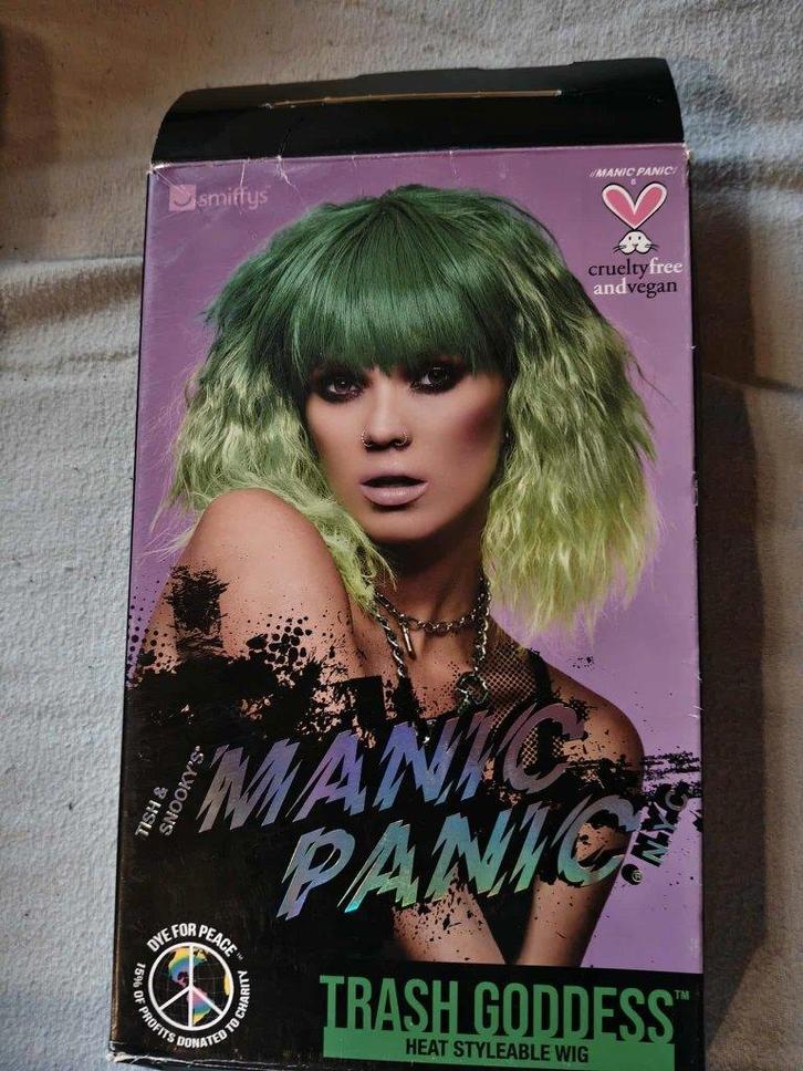 halloween pruik, Kleding | Dames, Carnavalskleding en Feestkleding, Zo goed als nieuw, Accessoires, Ophalen of Verzenden