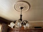 Kroonluchter, Huis en Inrichting, Lampen | Kroonluchters, Ophalen, Gebruikt, Glas