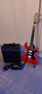 Gitaar + versterker en benodigdheden, Muziek en Instrumenten, Ophalen