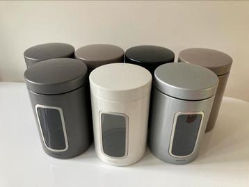 7 Brabantia food containers, Ophalen, Zo goed als nieuw