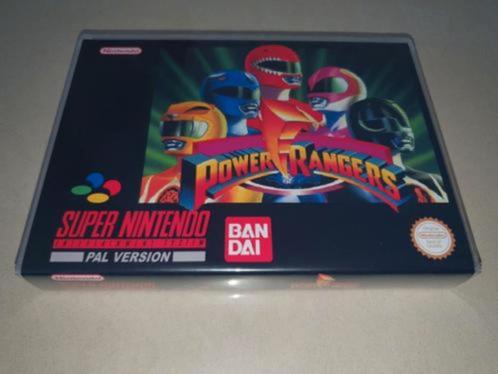 Power Rangers SNES Game Case, Games en Spelcomputers, Games | Nintendo Super NES, Zo goed als nieuw, Verzenden