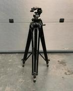 Manfrotto 128RC tripod compleet + quick release plaat., Audio, Tv en Foto, Driepoot, Gebruikt, Ophalen