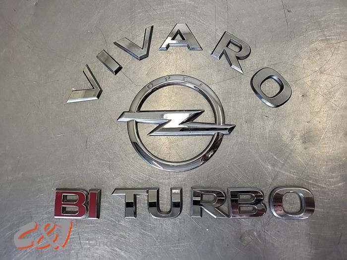 Embleem van een Opel Vivaro, Auto-onderdelen, Carrosserie, Opel, Gebruikt, 3 maanden garantie, Ophalen of Verzenden
