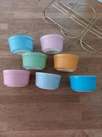 * Digoin France * Soufflé potjes pastel metalen fraim, Autres types, Enlèvement ou Envoi