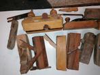 Set oude vliegtuigen, guillomes, schraper