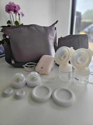 Dubbele elektrische kolf- Philips Avent met toebehoren beschikbaar voor biedingen