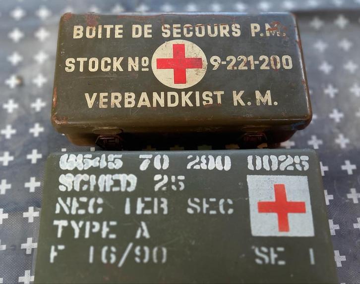 ABL verbandkisten + extra, Verzamelen, Militaria | Algemeen, Ophalen of Verzenden