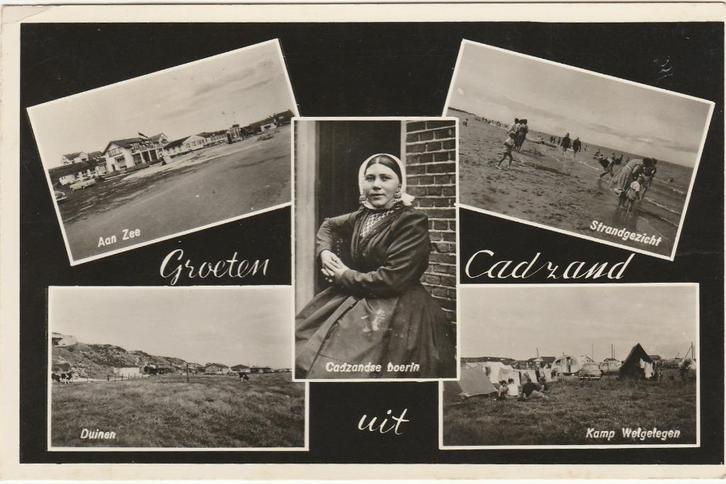 Nederland : 9 postkaarten . 1940/1960, Verzamelen, Postkaarten | Nederland, Gelopen, 1940 tot 1960, Ophalen of Verzenden