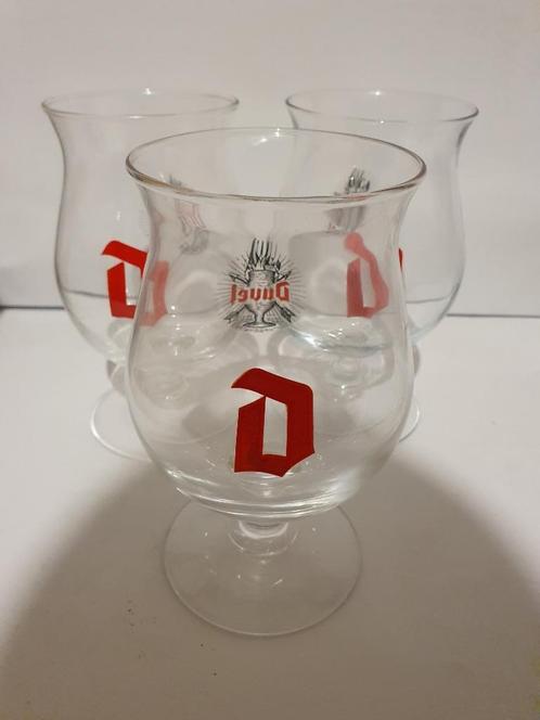 Duvel glas, Verzamelen, Glas en Drinkglazen, Zo goed als nieuw, Bierglas, Ophalen