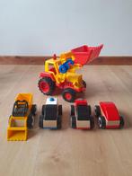 Grote tractor en 4 kleine modulaire voertuigen (Lillabo), Ophalen of Verzenden, Gebruikt