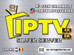 Serveur IPTV SILVER 8K/4K UHD (1 an), Enlèvement, Neuf, Sans disque dur