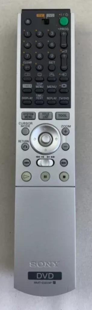 Sony RMT-D203P afstandsbediening DVD werkt origineel, Audio, Tv en Foto, Afstandsbedieningen, Zo goed als nieuw, Origineel, Dvd