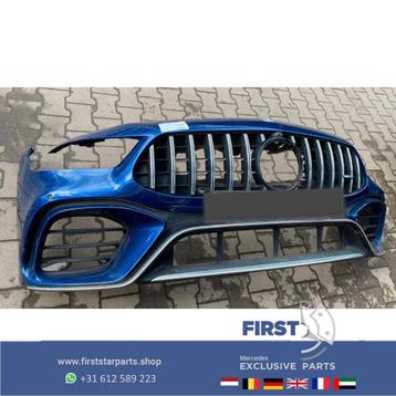 X290 W290 GT63 4 DOORS COUPÉ GT63S AMG VOORBUMPER BLAUW COMP beschikbaar voor biedingen