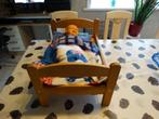 poppenbedje met pop 40cm, Kinderen en Baby's, Speelgoed | Poppen, Ophalen, Zo goed als nieuw, Babypop