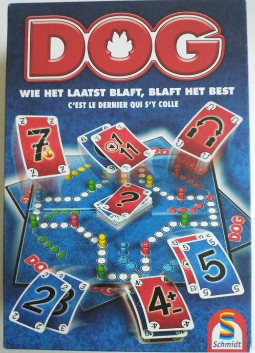 Dog - Schmidt, Hobby en Vrije tijd, Gezelschapsspellen | Bordspellen, Zo goed als nieuw, Een of twee spelers, Drie of vier spelers