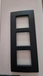 Afdekplaat niko anthracite 1 trio verticaal, Ophalen