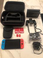 Nintendo Switch + opbergcase + controller, Enlèvement, Utilisé, Avec 1 manette, Switch Original