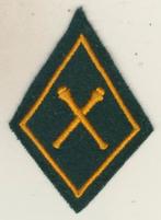 (m38) Ruitvormige badge, Envoi