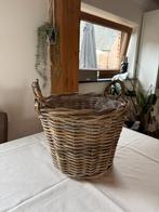 Rieten mand, Huis en Inrichting, Mand, Rond, Ophalen of Verzenden, Zo goed als nieuw
