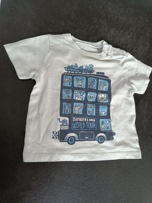 Timberland - T-shirt met bus zomer - 74 cm/12 maanden, Kinderen en Baby's, Babykleding | Maat 74, Gebruikt, Jongetje, Shirtje of Longsleeve
