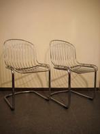 Set van 2 mid-century wire chairs, 1970s, Mid century, Autres couleurs, Comme neuf, Deux