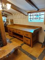 ancienne table de boulanger, table de travail de cuisine, co