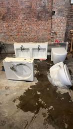 Dubbele lavabo / enkele lavabo / 2 toiletten, Doe-het-zelf en Bouw, Sanitair, Ophalen, Gebruikt