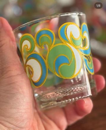 Verres à limonade vintage, verres rétro, prix unitaire, Enlèvement