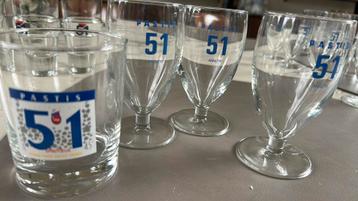 4 pastis 51 glazen beschikbaar voor biedingen