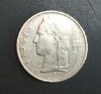 1 frank 1962 VL, 2x datum/Rau, type Ceres - Boudewijn I, Verzenden, Losse munt