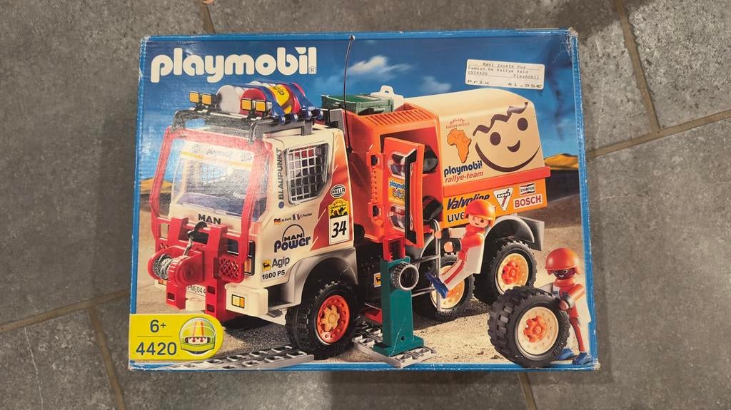 Camion de Rallye Playmobil 4420, Enlèvement, Comme neuf
