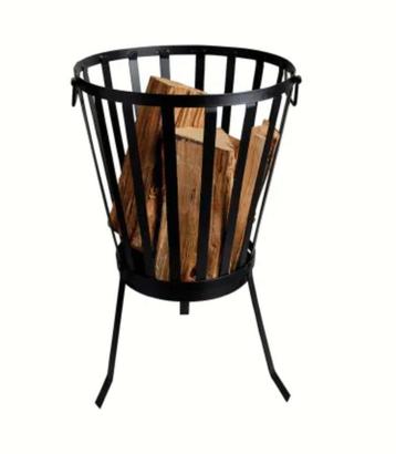 Vuurkorf op voet, H 60, D 35 cm., Tuin en Terras, Ophalen, Gebruikt, Vuurkorf
