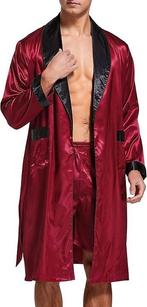 satijnen badjas voor heren | GRATIS LEVERING, -, Verzenden, -, Nieuw