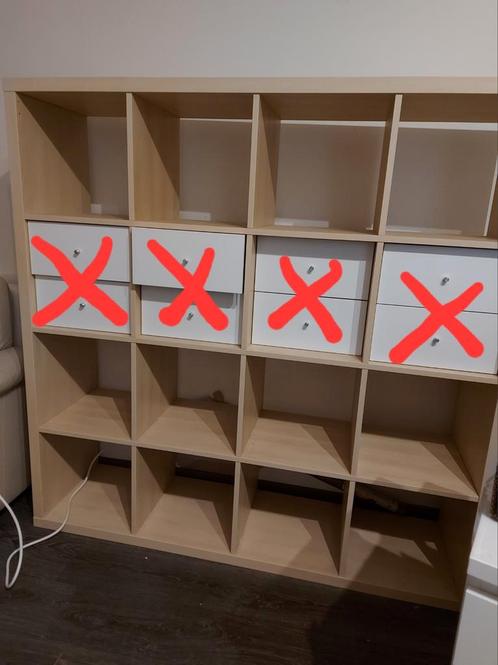 Ikea Kallax vakkenkast nette staat + levering 5eur, Huis en Inrichting, Kasten | Wandmeubels, Gebruikt, Ophalen