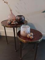 Mooie speciale bijzet tafeltjes., Ophalen, Gebruikt