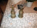 twee duiflampen  feux de pigeon olielamp olielampen, Ophalen of Verzenden